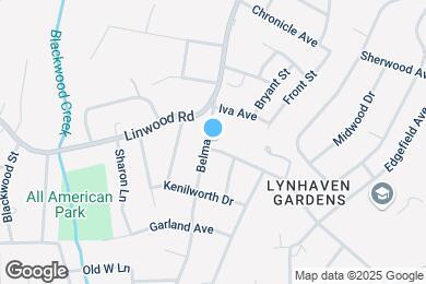 Map image of the property - 1518 Belmar Dr