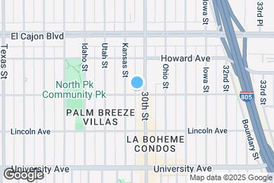 Map image of the property - 2926 Polk Ave