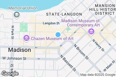 Map image of the property - 421 W Gilman St