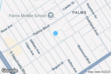 Map image of the property - 3558 Kelton Ave