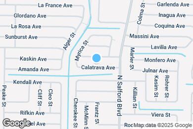 Map image of the property - 4148 Calatrava Ave