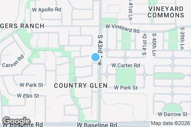 Map image of the property - 7015 S 43rd Dr