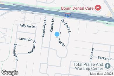 Map image of the property - 205 De Smet Dr