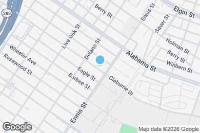 Map image of the property - 2905 Cleburne St