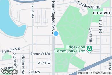 Map image of the property - 2425 North Capitol St NE