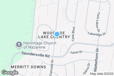 Map image of the property - 4610 Woodside Dr