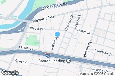 Map image of the property - 45 S Waverly St