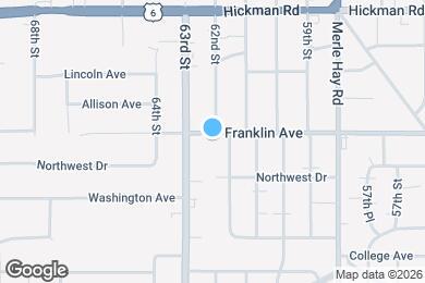 Map image of the property - 6202 Franklin Ave