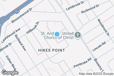 Map image of the property - 2519 Ashbrook Ave