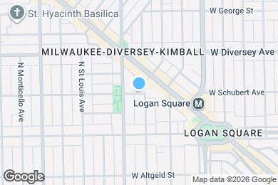 Map image of the property - 3310 W Schubert Ave