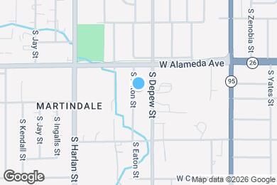 Map image of the property - 375 S Depew St
