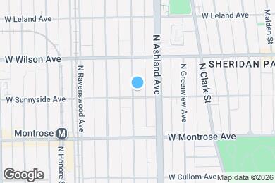 Map image of the property - 1630 W Sunnyside Ave