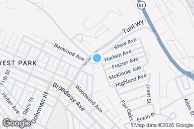 Map image of the property - 109 Harlem Ave