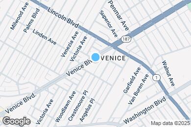 Map image of the property - 930 S Venice Blvd
