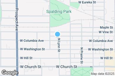 Map image of the property - 602 W Columbia Ave