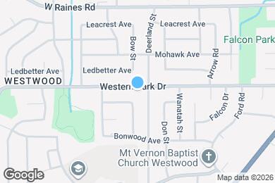 Map image of the property - 721 Western Park Dr
