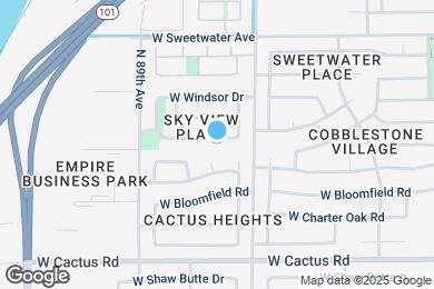 Map image of the property - 8757 W Windrose Dr