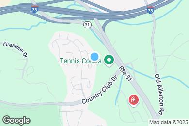 Map image of the property - 45 Augusta Dr
