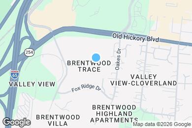 Map image of the property - 5788 Brentwood Trce