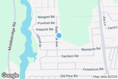 Map image of the property - 57 Saybrook Ave
