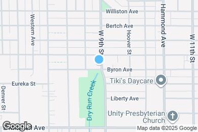 Map image of the property - 1522 W 9th St