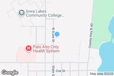 Map image of the property - Cypress Pointe Emmetsburg