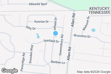 Map image of the property - 3411 Bradfield Dr