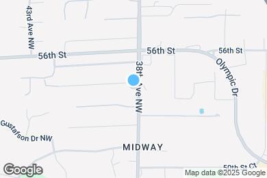 Map image of the property - 3802 54th Street Ct NW