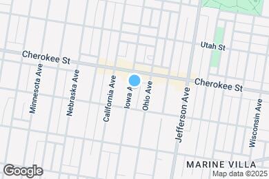 Map image of the property - 3432 Iowa Ave