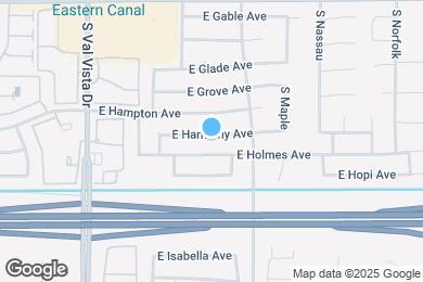 Map image of the property - 3819 E Harmony Ave