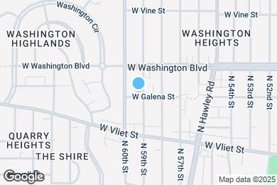 Map image of the property - 1605 N 59th St