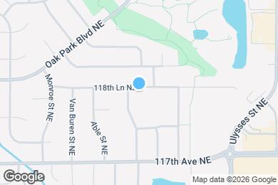 Map image of the property - 930 118th Ln NE