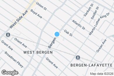 Map image of the property - 358 Bergen Ave