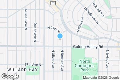 Map image of the property - 1917 N Newton Ave