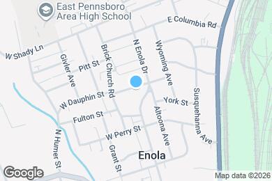 Map image of the property - 216 W Dauphin St