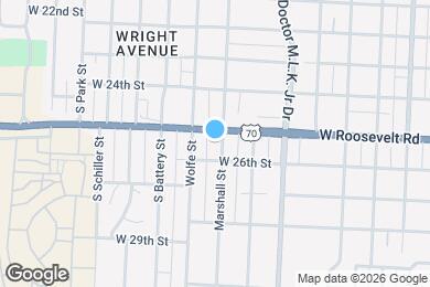 Map image of the property - 2508 Marshall St