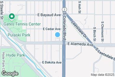 Map image of the property - 275 S Harrison St