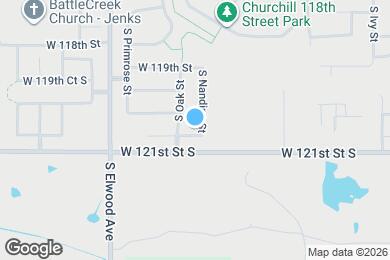 Map image of the property - 12008 S Nandina St