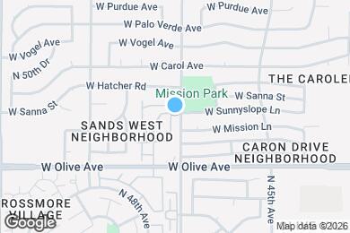 Map image of the property - 9237 N 47th Dr