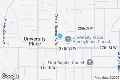 Map image of the property - 2607 Crystal Springs Rd W