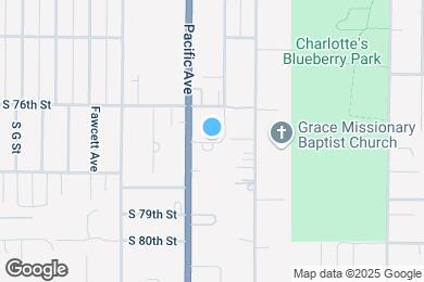 Map image of the property - 7643 Pacific Ave