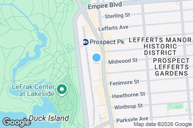 Map image of the property - 580 Flatbush Ave