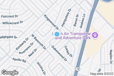 Map image of the property - 2626 Hampshire Dr