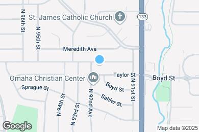 Map image of the property - 9223 Ames Ave