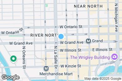 Map image of the property - 116 W Grand Ave