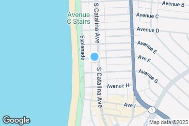 Map image of the property - 1403 S Catalina Ave