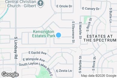 Map image of the property - 1083 E Holland Park Dr