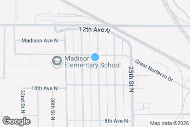 Map image of the property - 1032 27th St N