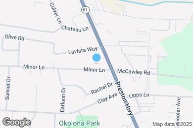 Map image of the property - Affordable 1 bed/1 bath apartments off of Preston Hwy