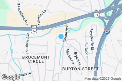 Map image of the property - 221 Dorchester Ave